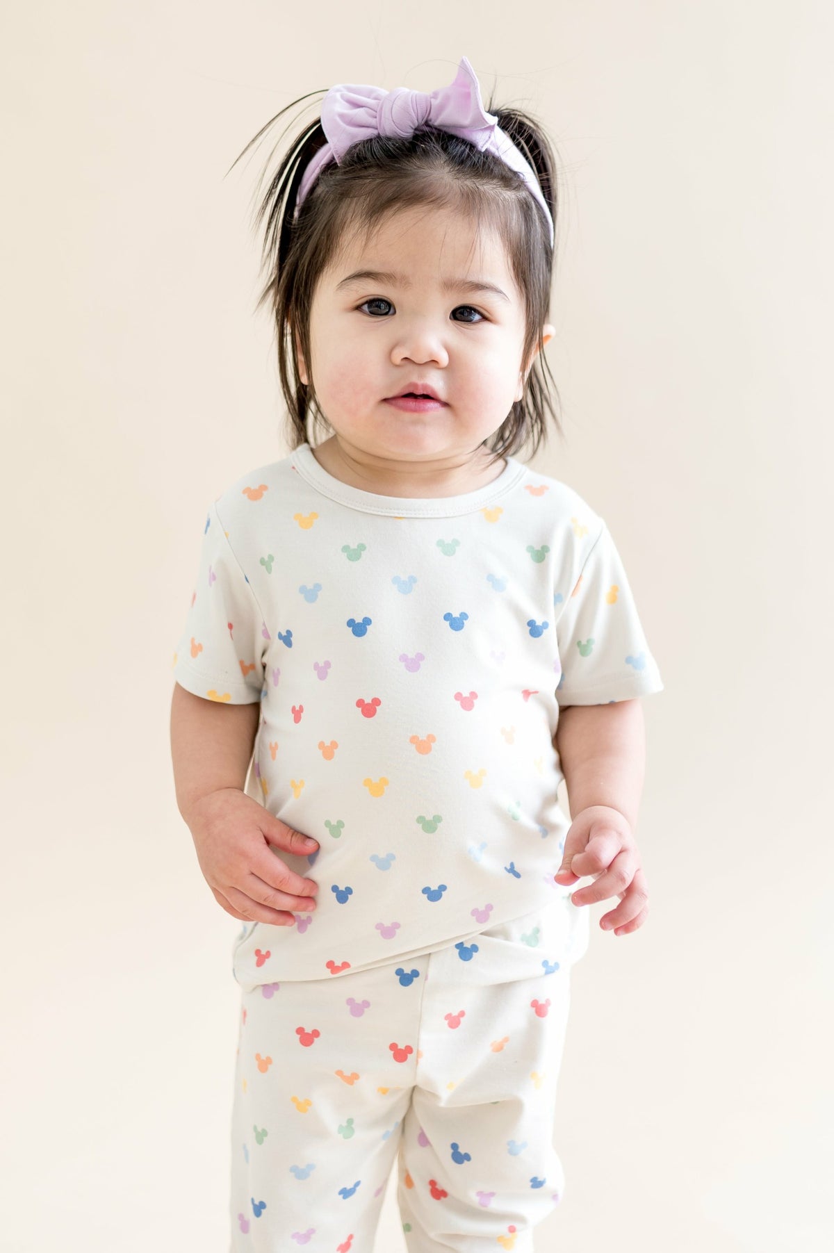 Toddler Basic Tee in Pastel Mickey Mouse | Kyte Baby