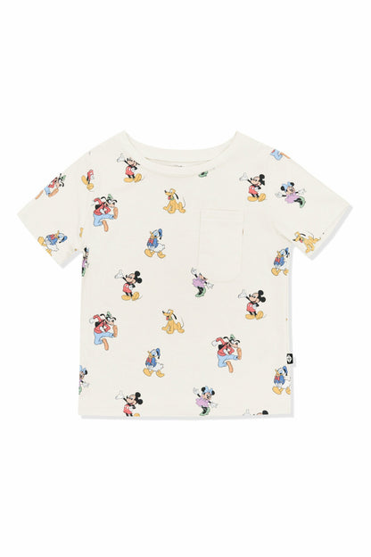 Toddler Crew Neck Tee in Mickey Mouse and Friends | Kyte Baby