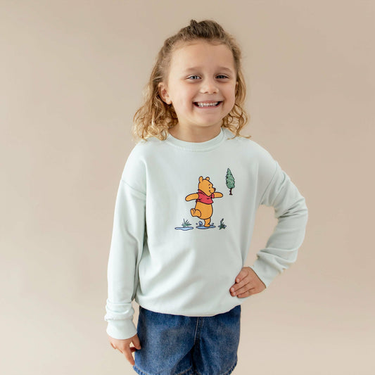 Sweatshirt in Winnie the Pooh on Dew | Kyte Baby