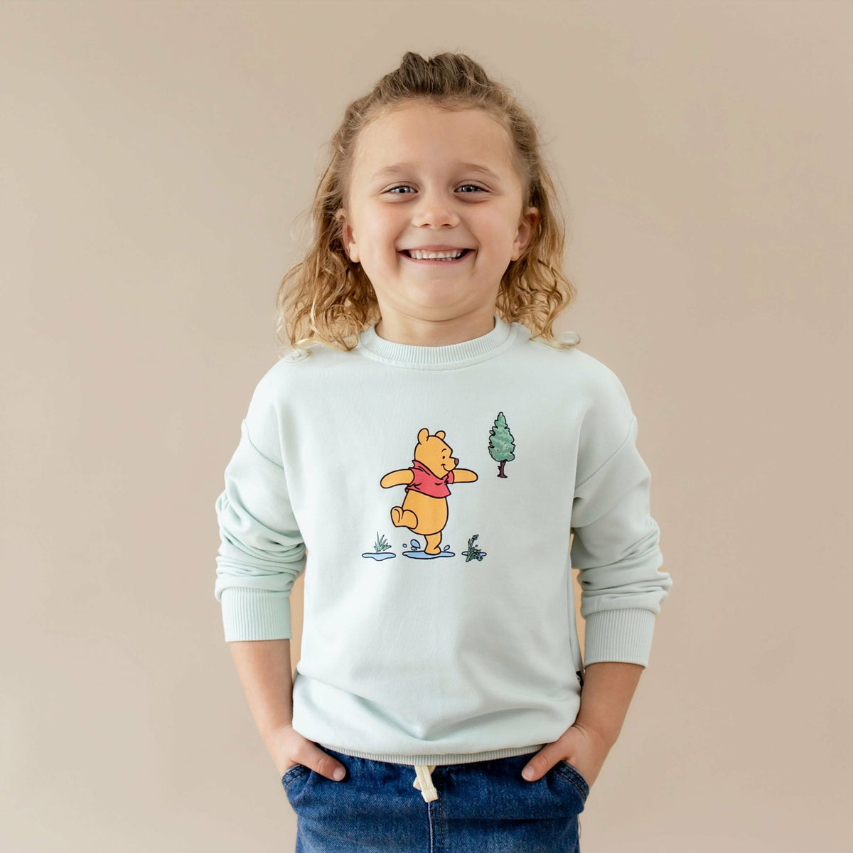 Sweatshirt in Winnie the Pooh on Dew | Kyte Baby
