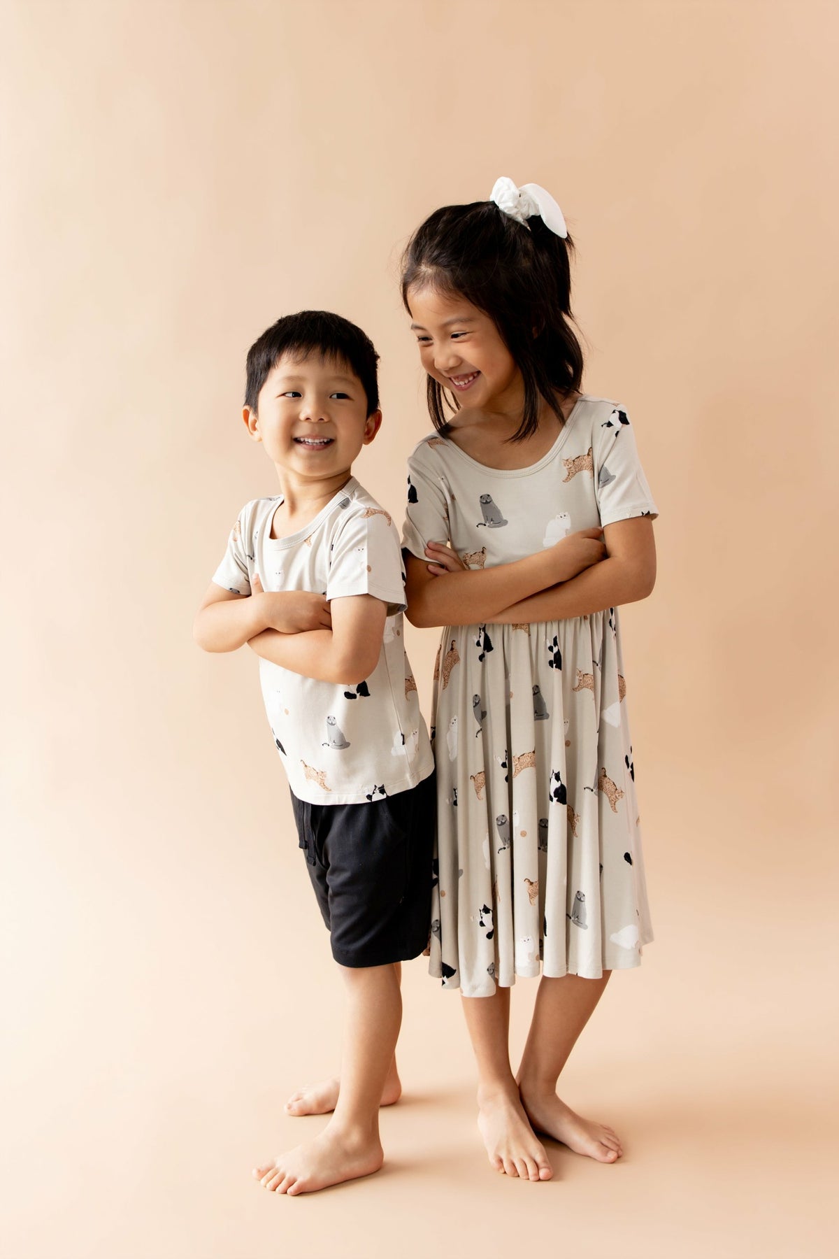 Toddler Basic Tee in Fluffy Cat | Kyte Baby
