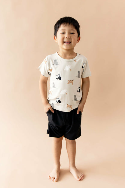 Toddler Basic Tee in Fluffy Cat | Kyte Baby