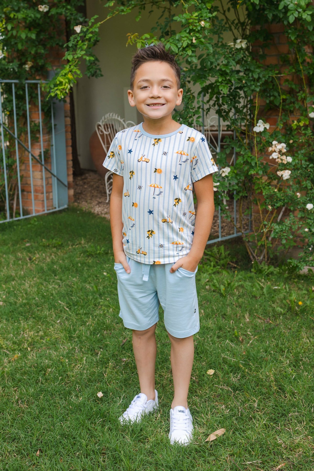 Toddler Basic Tee in Amalfi Coast | Kyte Baby