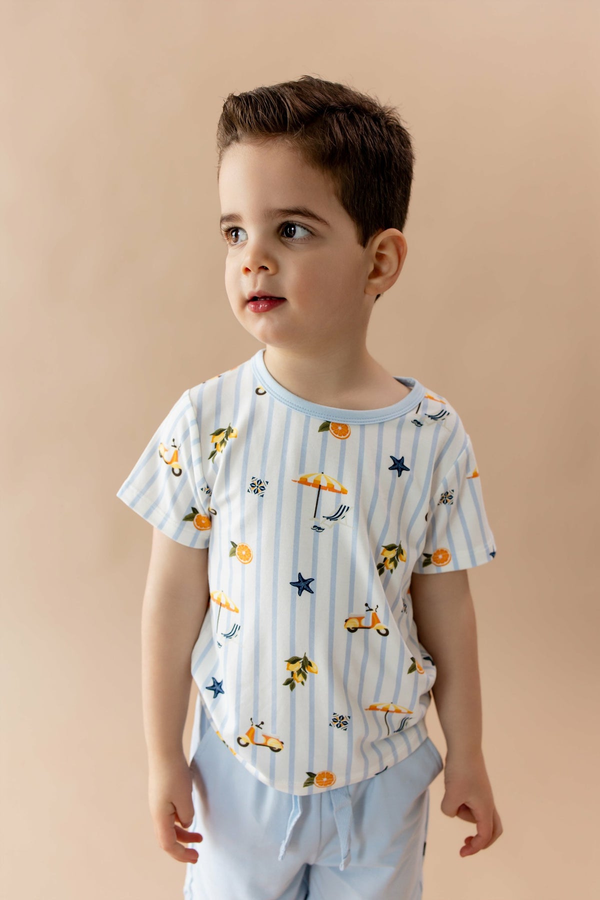 Toddler Basic Tee in Amalfi Coast | Kyte Baby