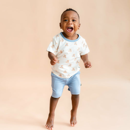 Toddler Basic Tee in Teddy Bear | Kyte Baby