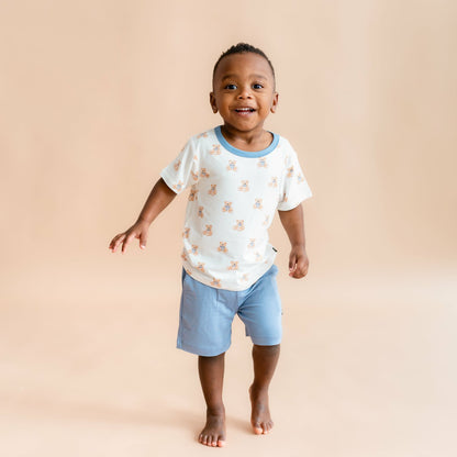 Toddler Basic Tee in Teddy Bear | Kyte Baby