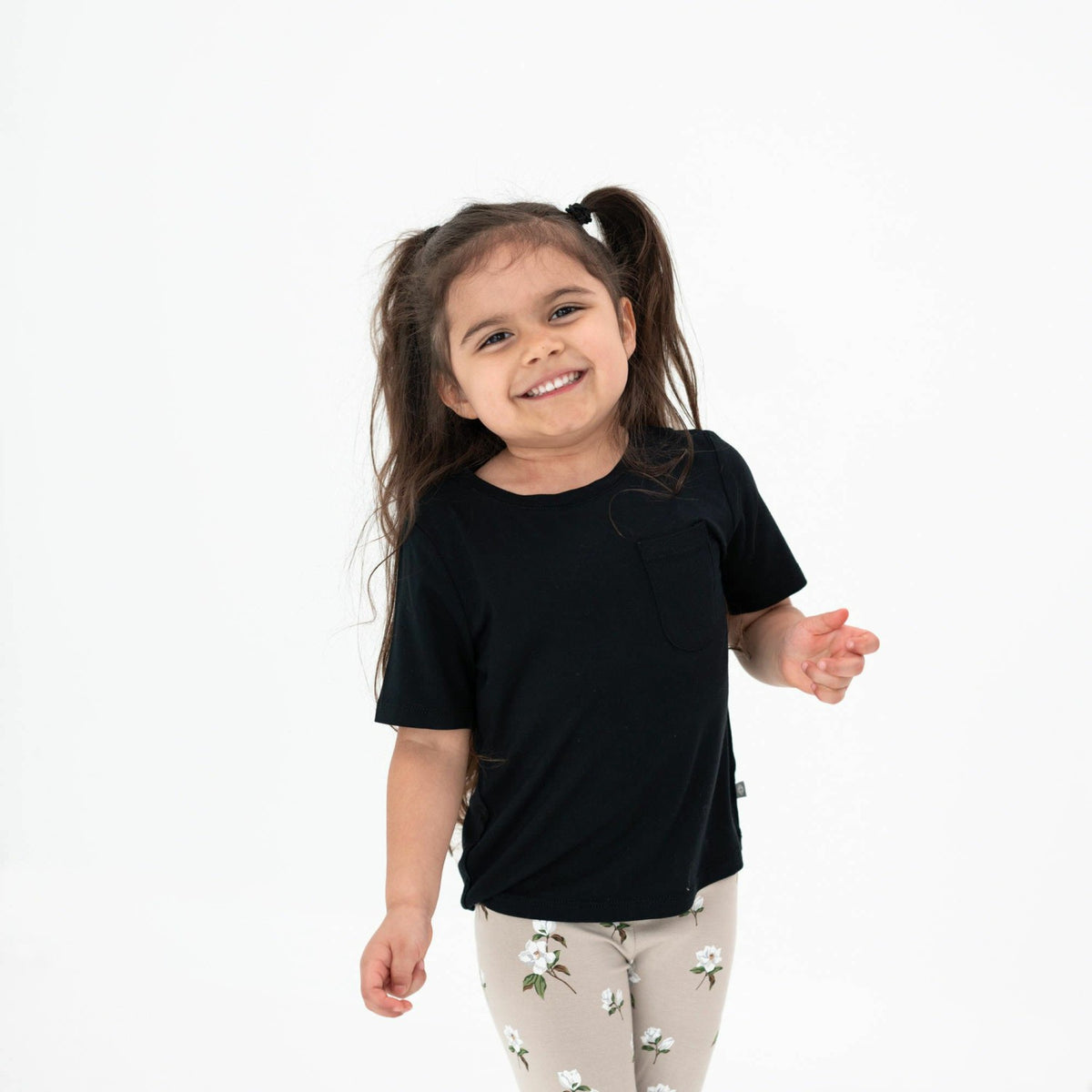 Toddler Crew Neck Tee in Midnight | Kyte Baby