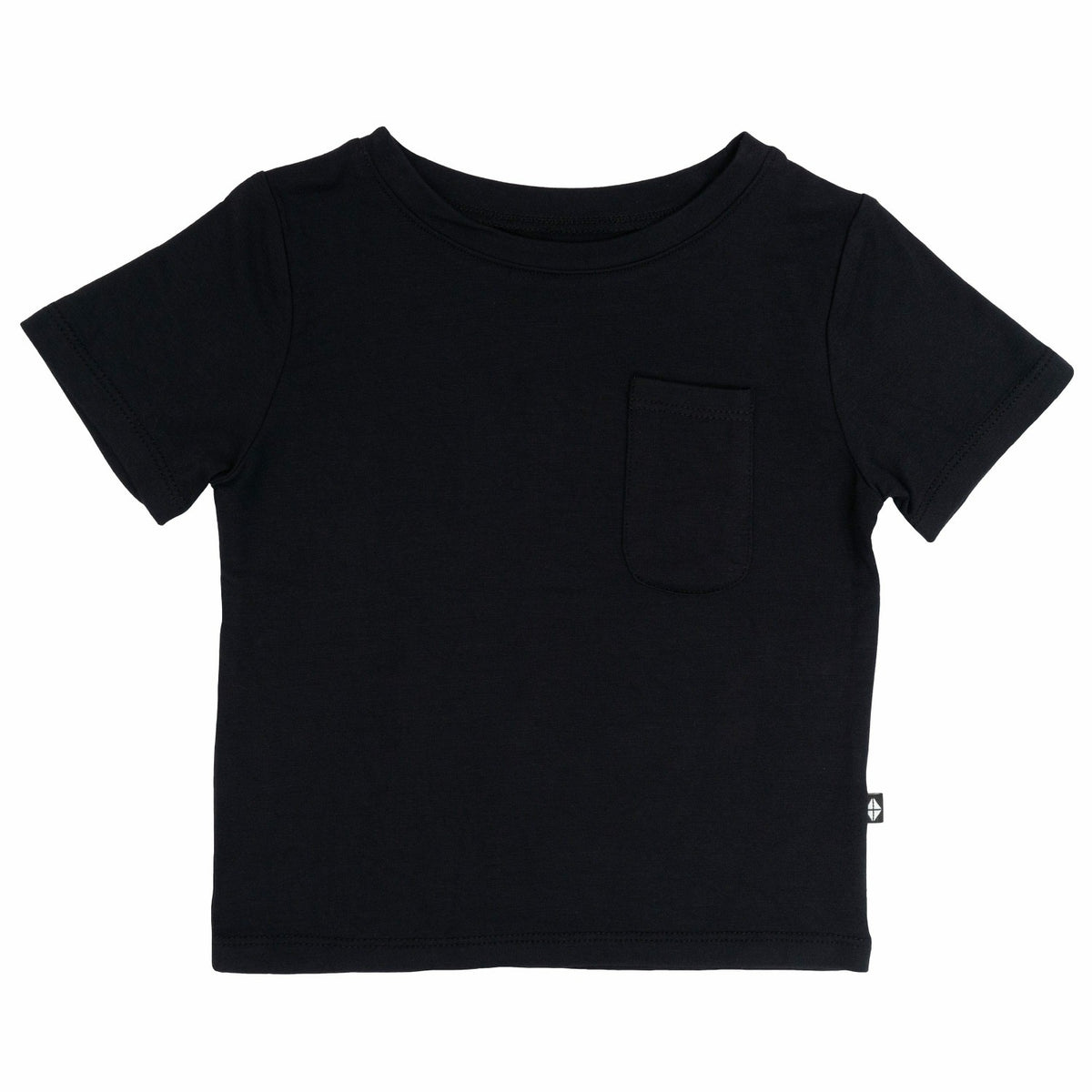 Toddler Crew Neck Tee in Midnight | Kyte Baby