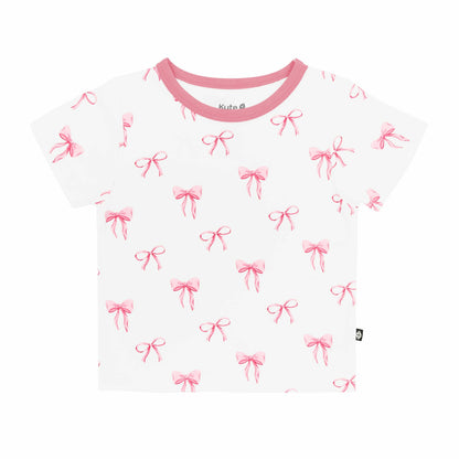 Toddler Basic Tee in Bow | Kyte Baby