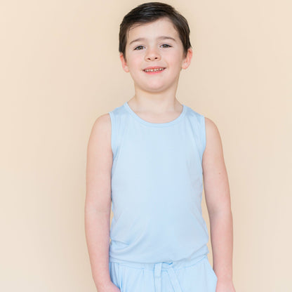 Toddler Tank Top in Breeze | Kyte Baby