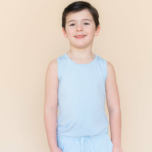 Toddler Tank Top in Breeze | Kyte Baby