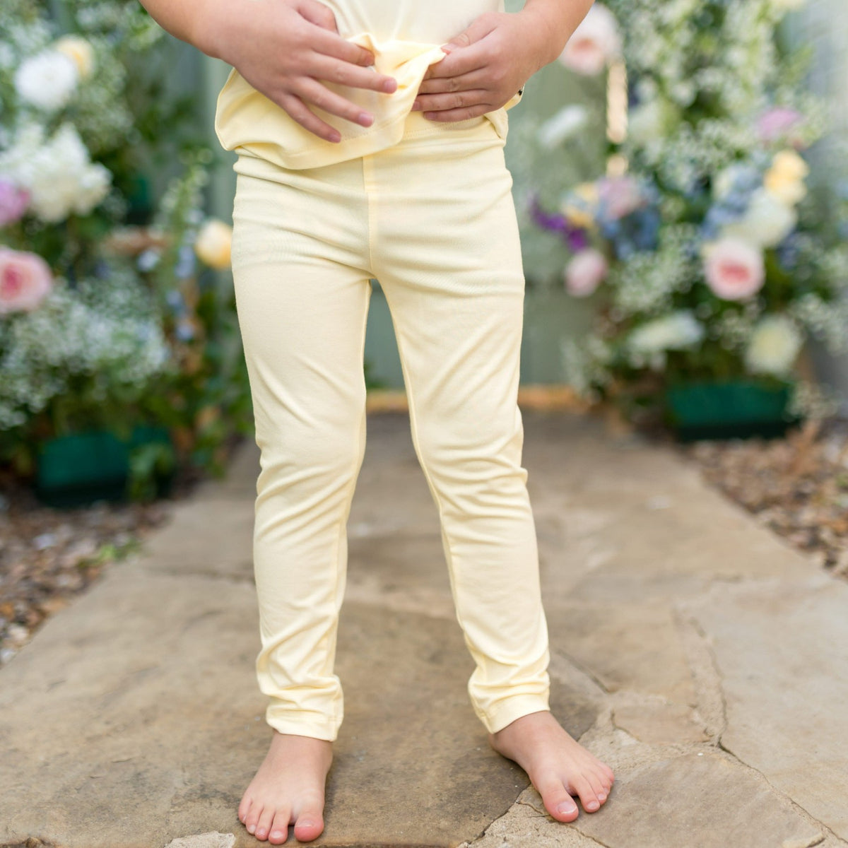 Toddler Leggings in Chamomile | Kyte Baby