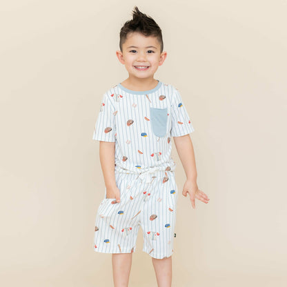 Drawstring Short in Home Run | Kyte Baby