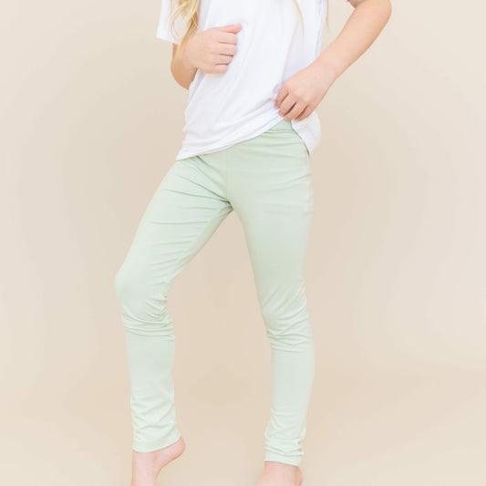 Toddler Leggings in Basil | Kyte Baby