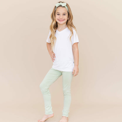 Toddler Leggings in Basil | Kyte Baby