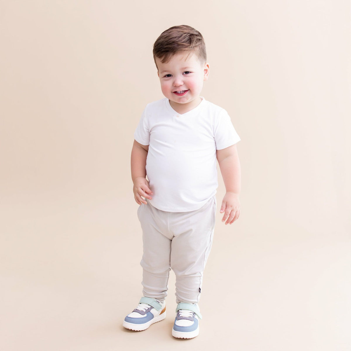 Toddler Jogger Pant in Oat | Kyte Baby