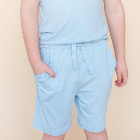 Drawstring Short in Breeze | Kyte Baby