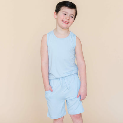 Drawstring Short in Breeze | Kyte Baby