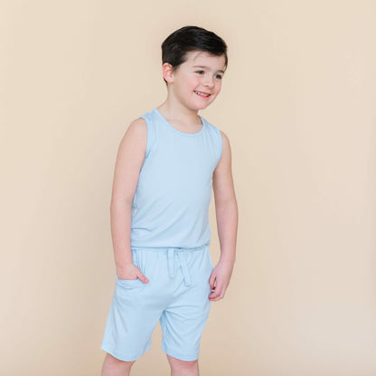Drawstring Short in Breeze | Kyte Baby