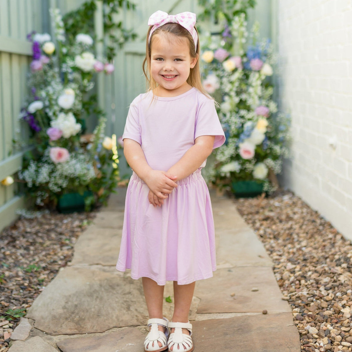 Toddler Skort in Thistle | Kyte Baby