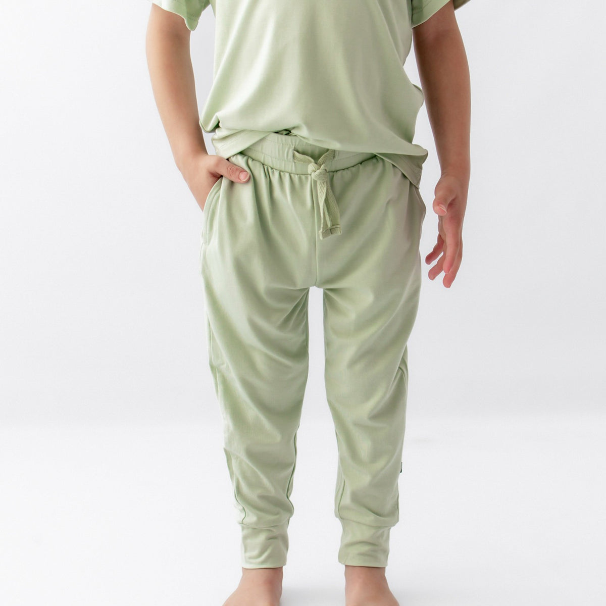 Toddler Jogger Pant in Basil | Kyte Baby