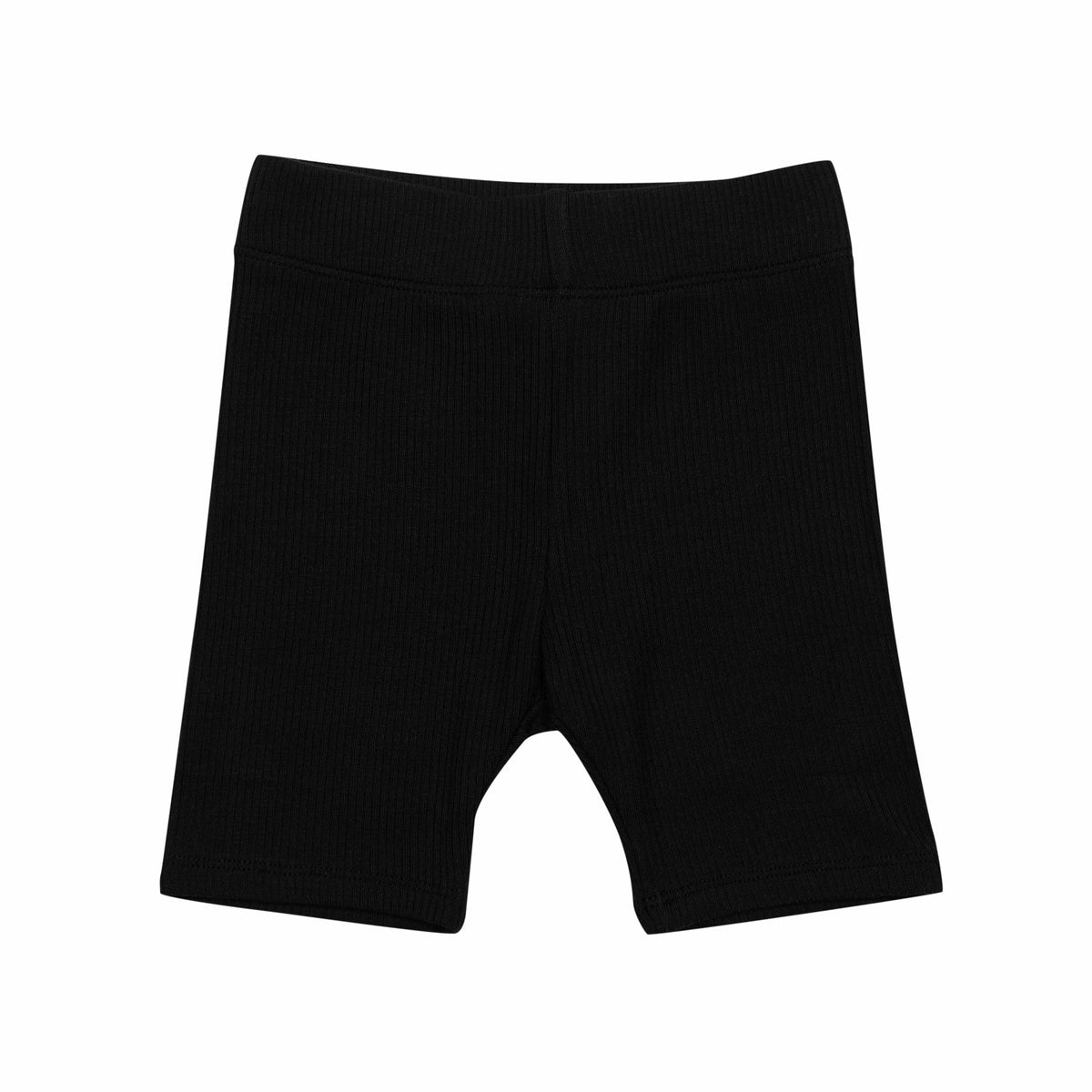 Ribbed Toddler Biker Shorts in Midnight | Kyte Baby