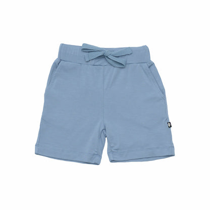Bamboo Toddler Drawstring Short in Slate | Kyte Baby