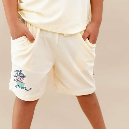 Drawstring Short in Winnie the Pooh on Chamomile | Kyte Baby
