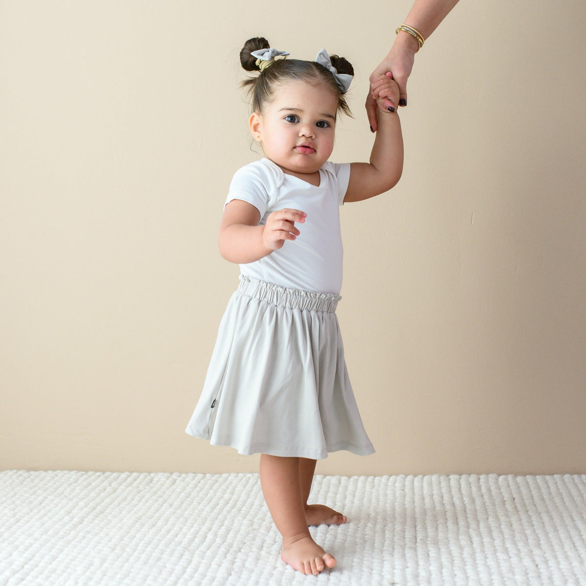 Toddler Skort in Oat | Kyte Baby