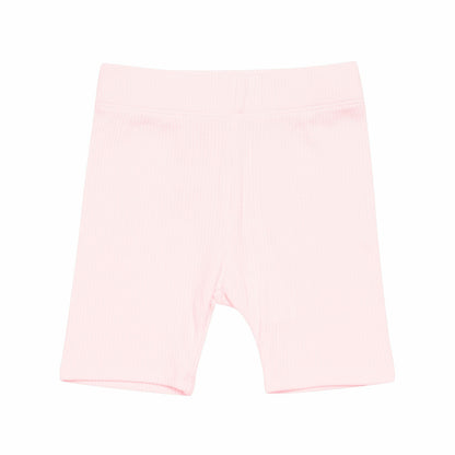 Ribbed Toddler Biker Shorts in Sakura | Kyte Baby