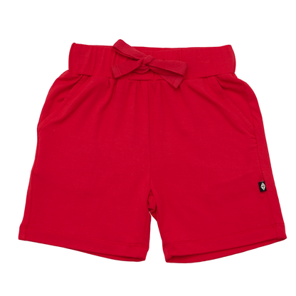 Drawstring Short in Cardinal | Kyte Baby