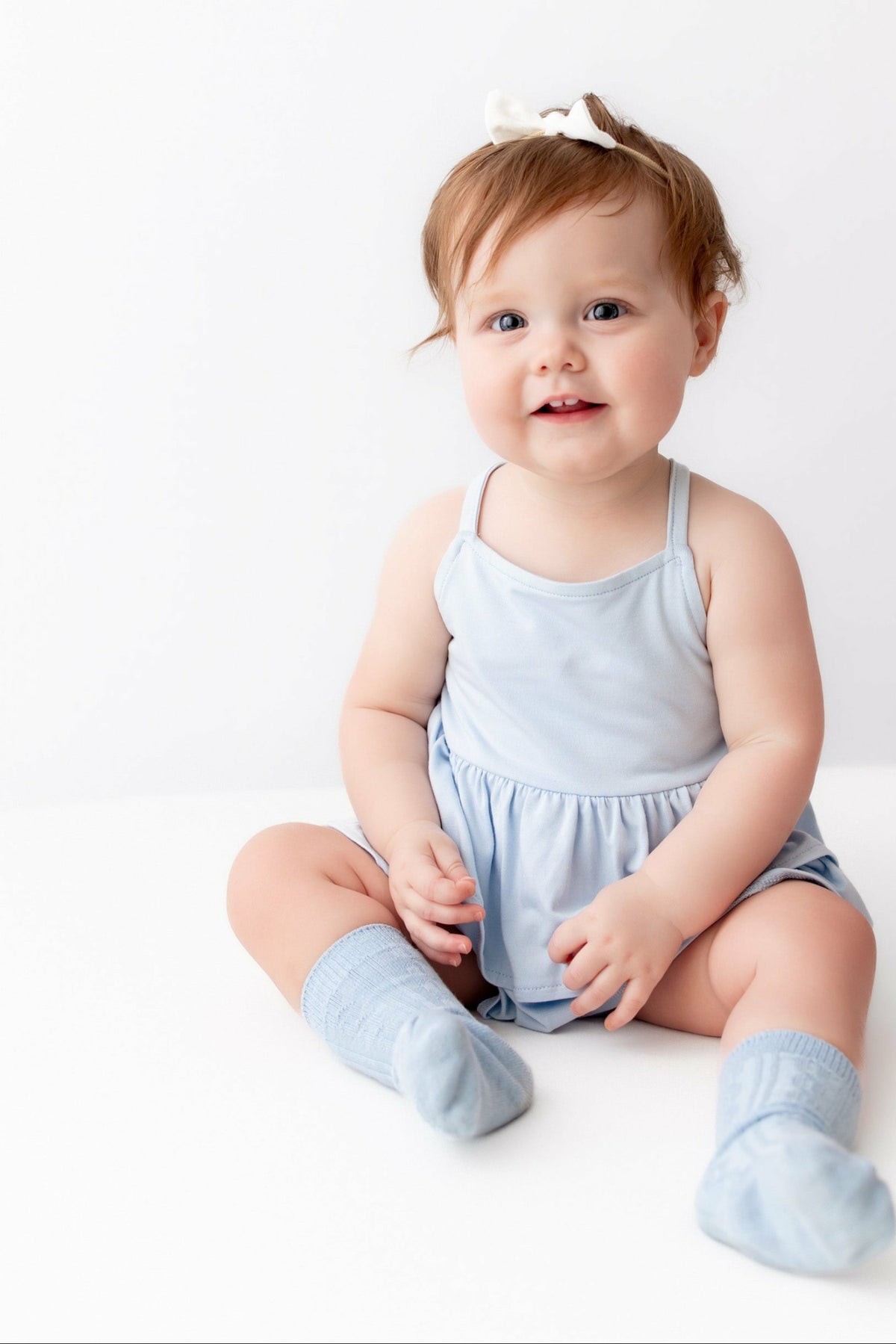 Knee High Socks in Breeze | Kyte Baby