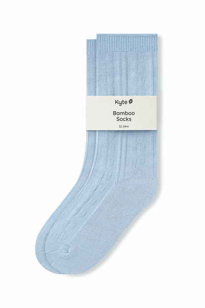 Knee High Socks in Breeze | Kyte Baby