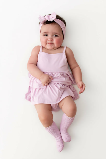 Knee High Socks in Thistle | Kyte Baby