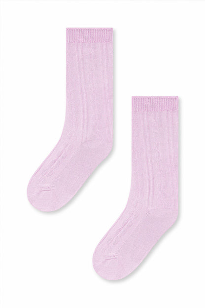 Knee High Socks in Thistle | Kyte Baby