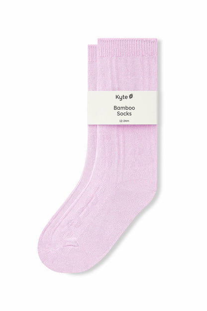 Knee High Socks in Thistle | Kyte Baby