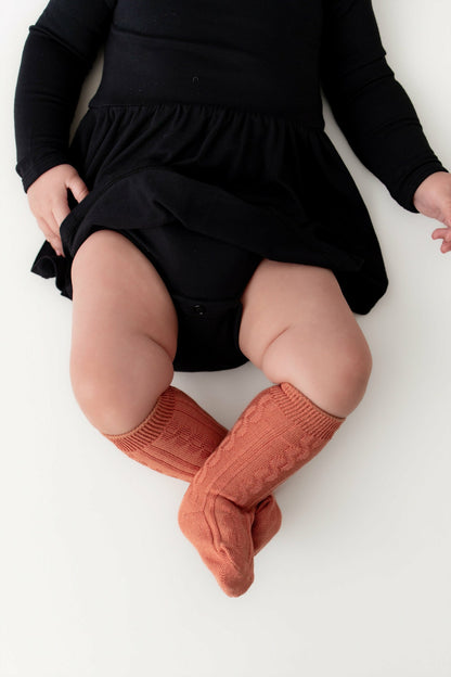Knee High Socks in Sienna | Kyte Baby