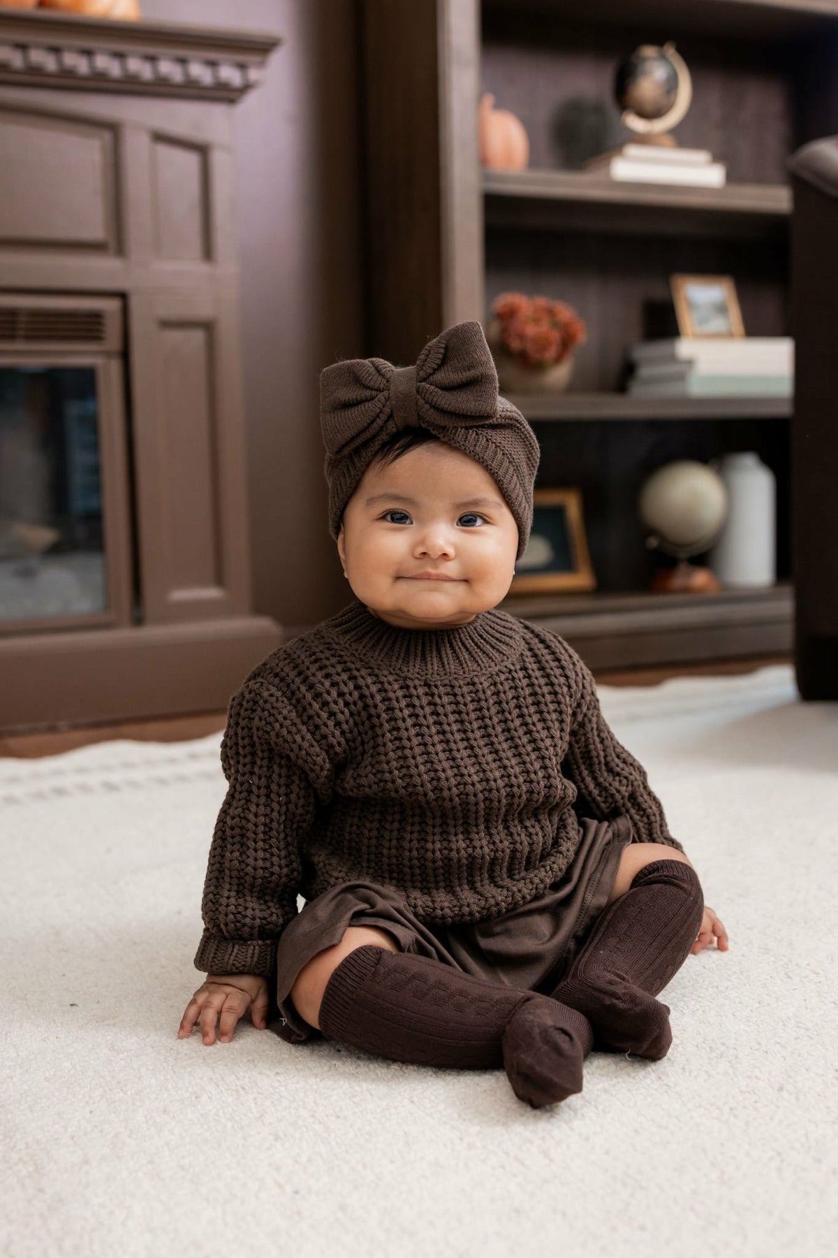 Knee High Socks in Espresso | Kyte Baby