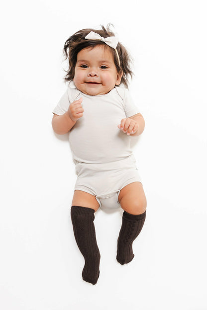 Knee High Socks in Espresso | Kyte Baby