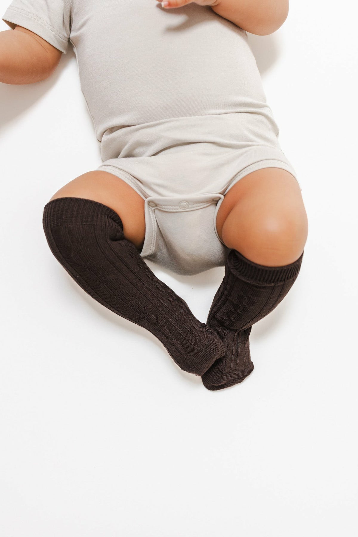 Knee High Socks in Espresso | Kyte Baby