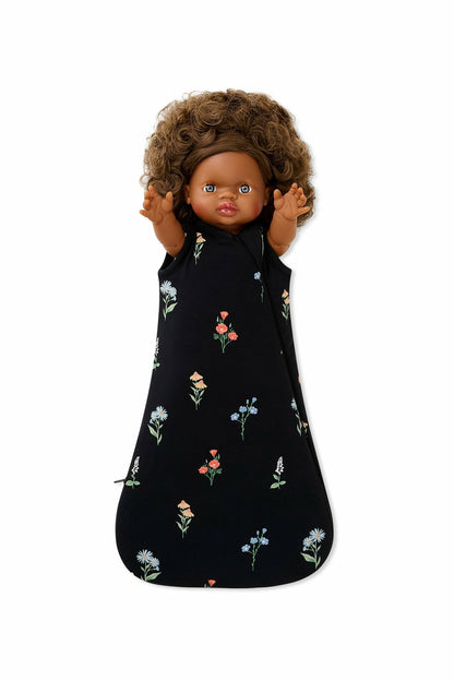 Baby Doll Sleep Bag in Midnight Wildflower | Kyte Baby