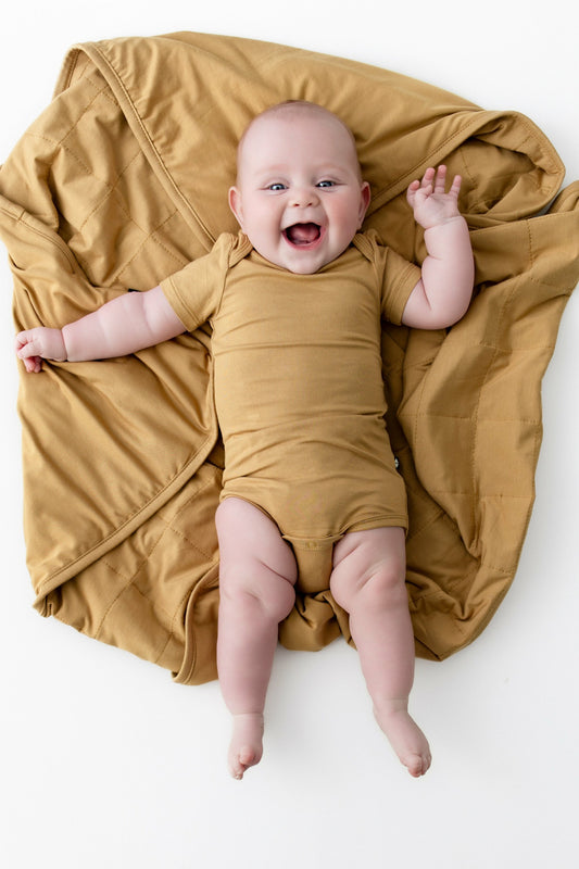 Baby Blanket in Ochre | Kyte Baby