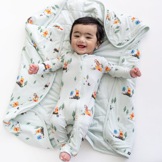 Baby Blanket in Winnie the Pooh Hundred Acre Wood 1.0 | Kyte Baby