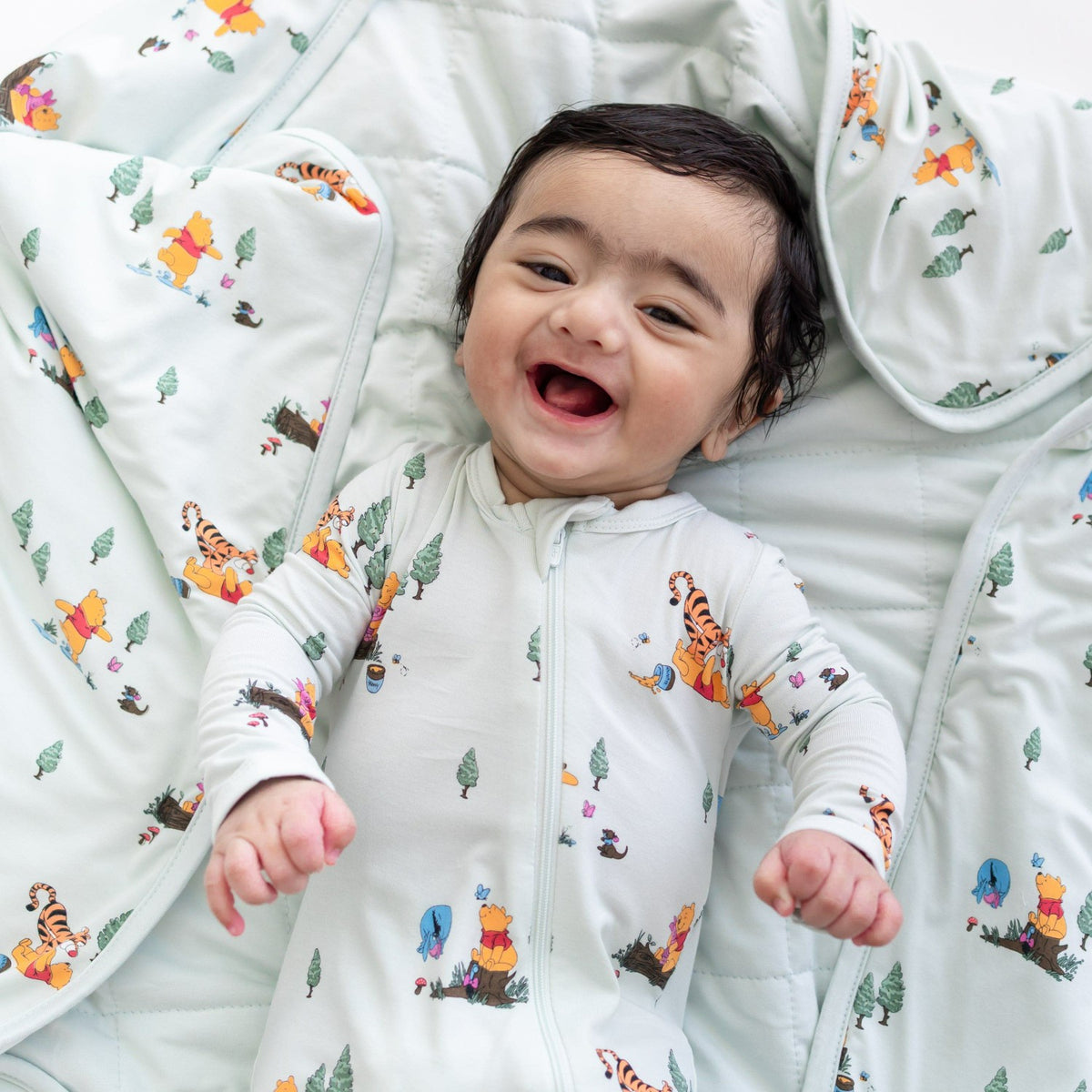 Baby Blanket in Winnie the Pooh Hundred Acre Wood 1.0 | Kyte Baby
