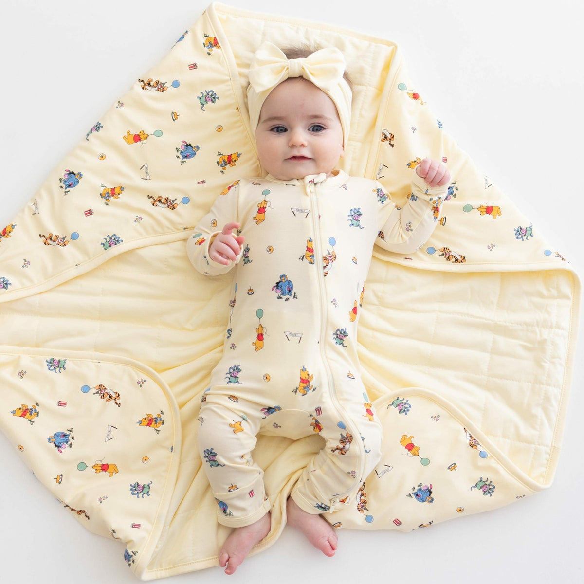 Baby Blanket in Winnie the Pooh Celebration 1.0 | Kyte Baby