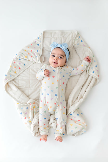 Baby Blanket in Pastel Mickey Mouse 1.0 | Kyte Baby