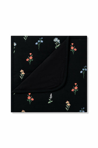 Baby Blanket in Midnight Wildflower 1.0 | Kyte Baby