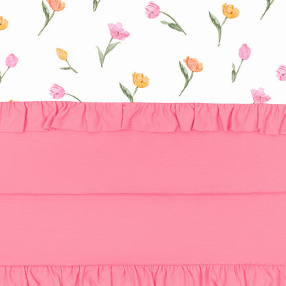 Ruffle Baby Blanket in Tulip 0.5 | Kyte Baby