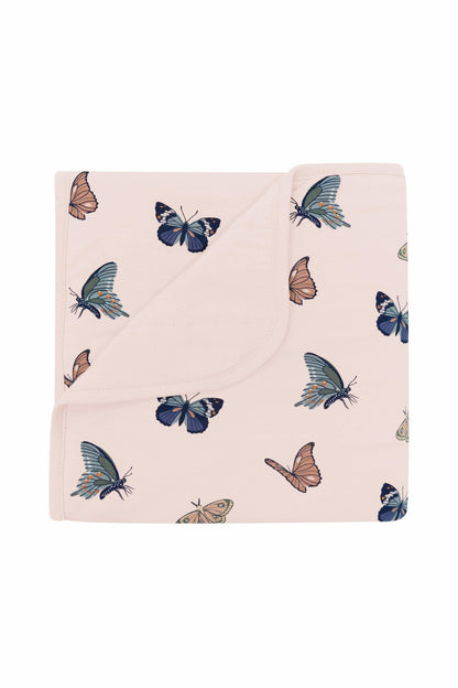 Baby Blanket in Blush Butterfly 1.0 | Kyte Baby