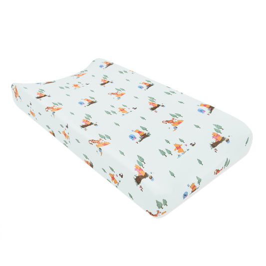 Change Pad Cover in Winnie the Pooh Hundred Acre Wood | Kyte Baby